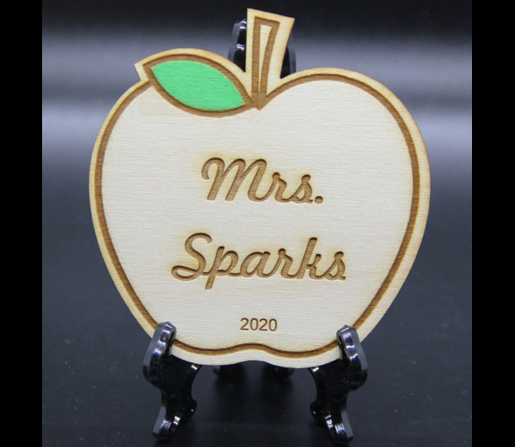 Teacher's Apple Plaque
